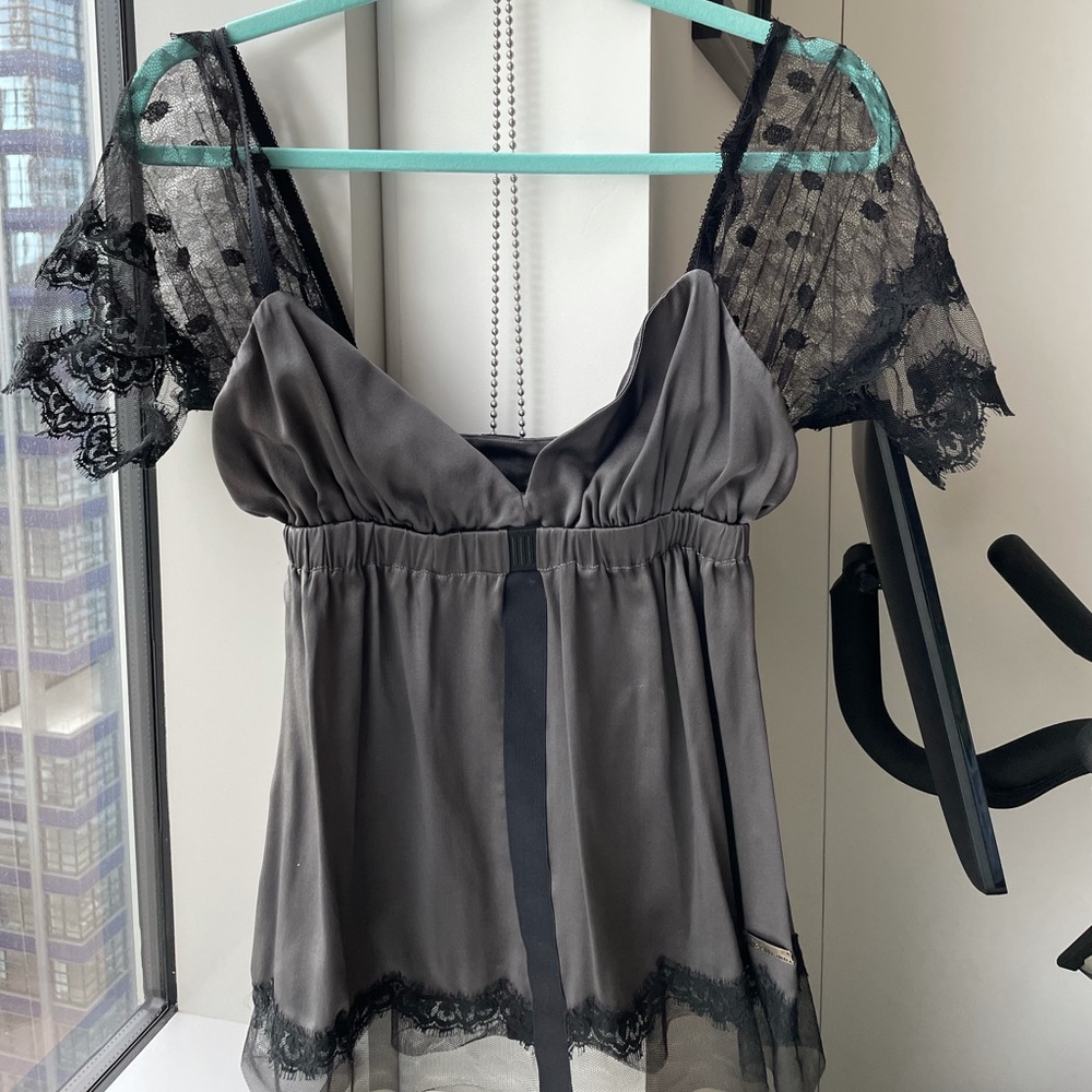 John Galliano silk blouse- brand new never worn